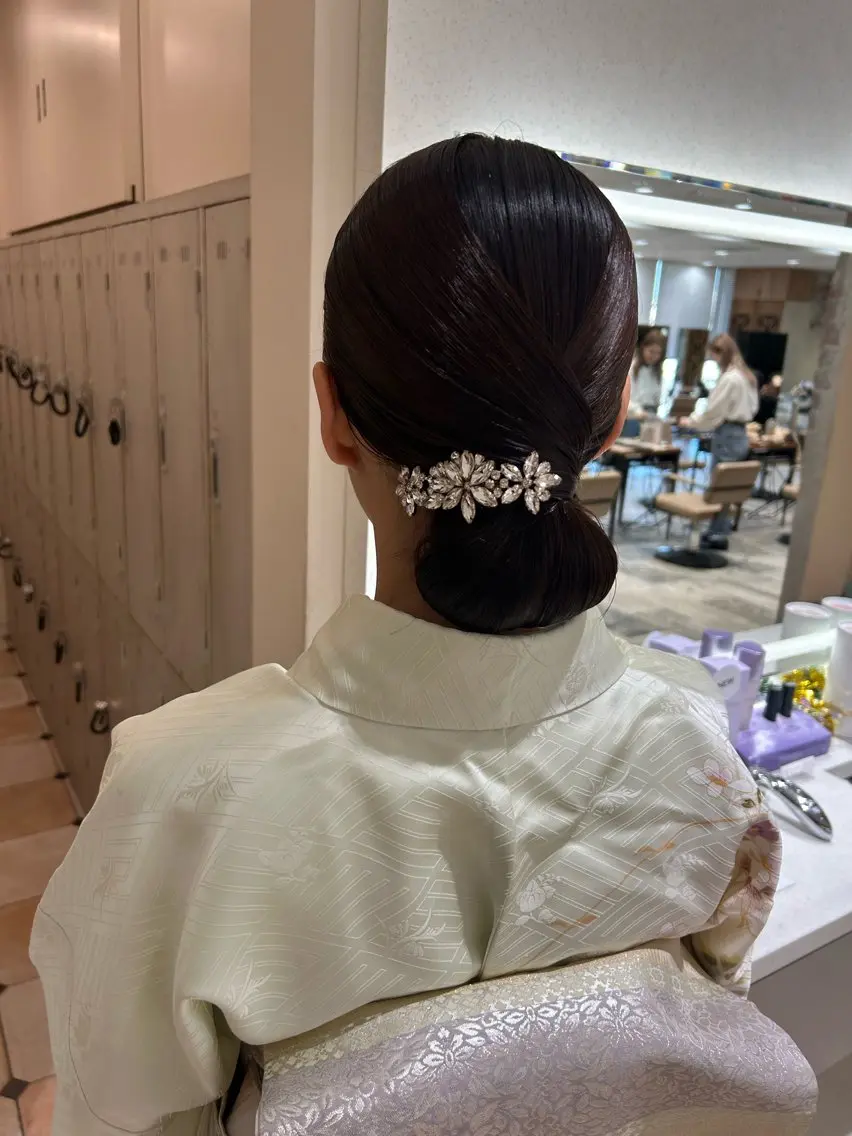 ヘアアレンジ 着物ヘア 結婚式・ブライダル ヘアアレンジ /カラー和田茉日琉のヘアスタイル