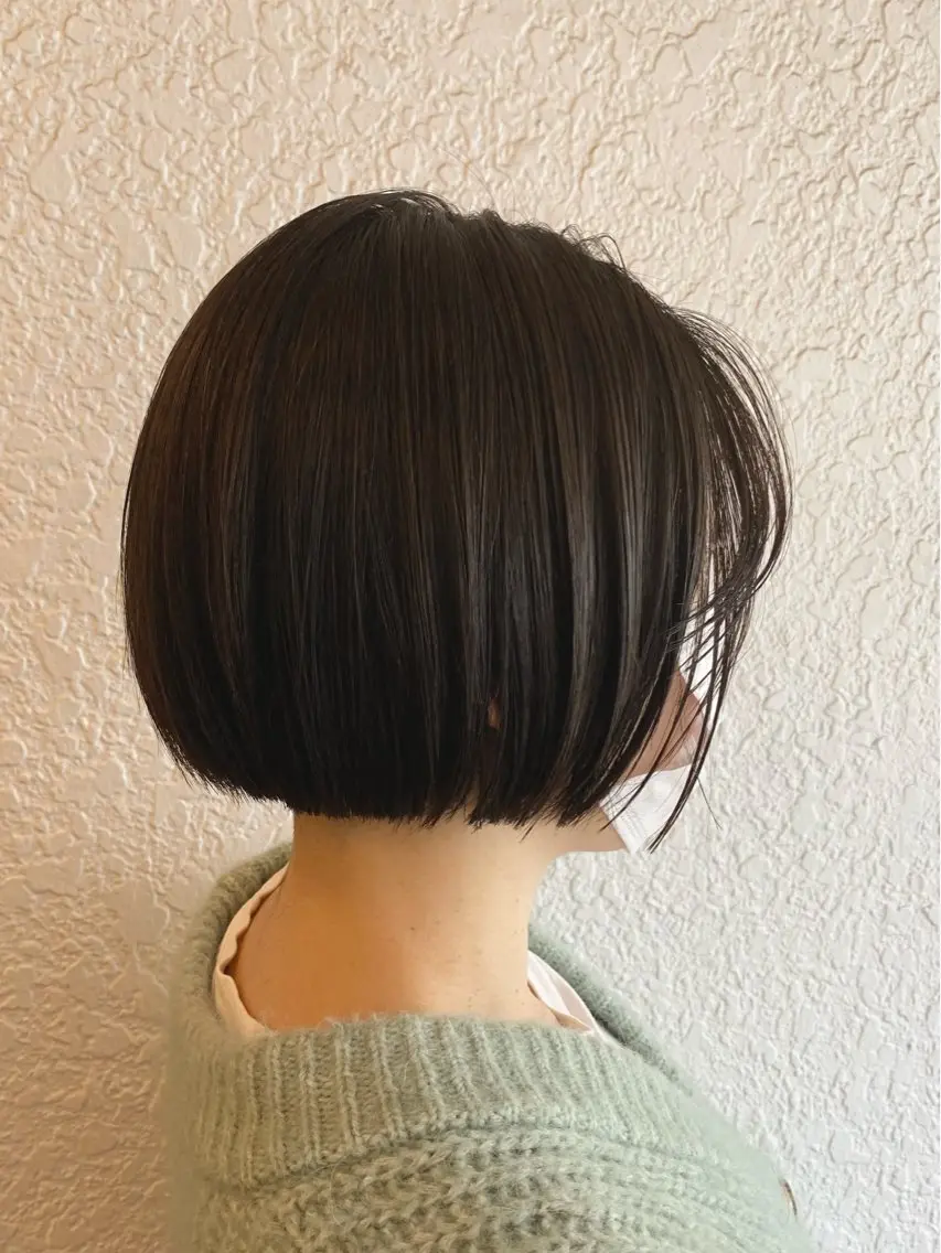 ショート ボブ カット トリートメント マンツーマン施術✂︎ machikaのヘアスタイル