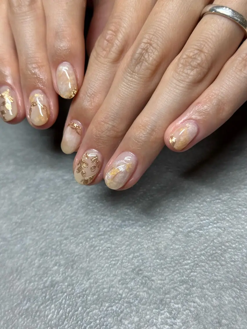 ネイル ハンドネイル フットネイル kiii.__ ✴︎*のネイルデザイン