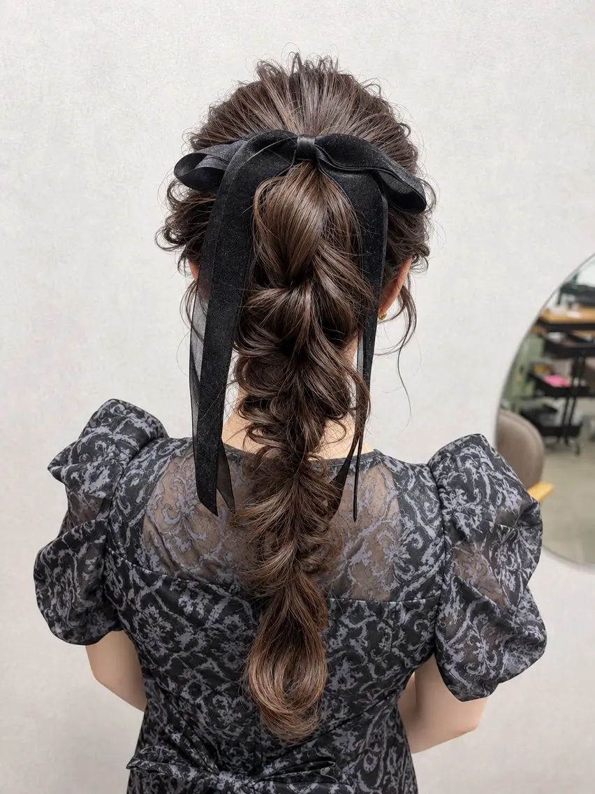 ロング ヘアセット maya🇰🇷韓国 レイヤー/顔まわりのヘアスタイル