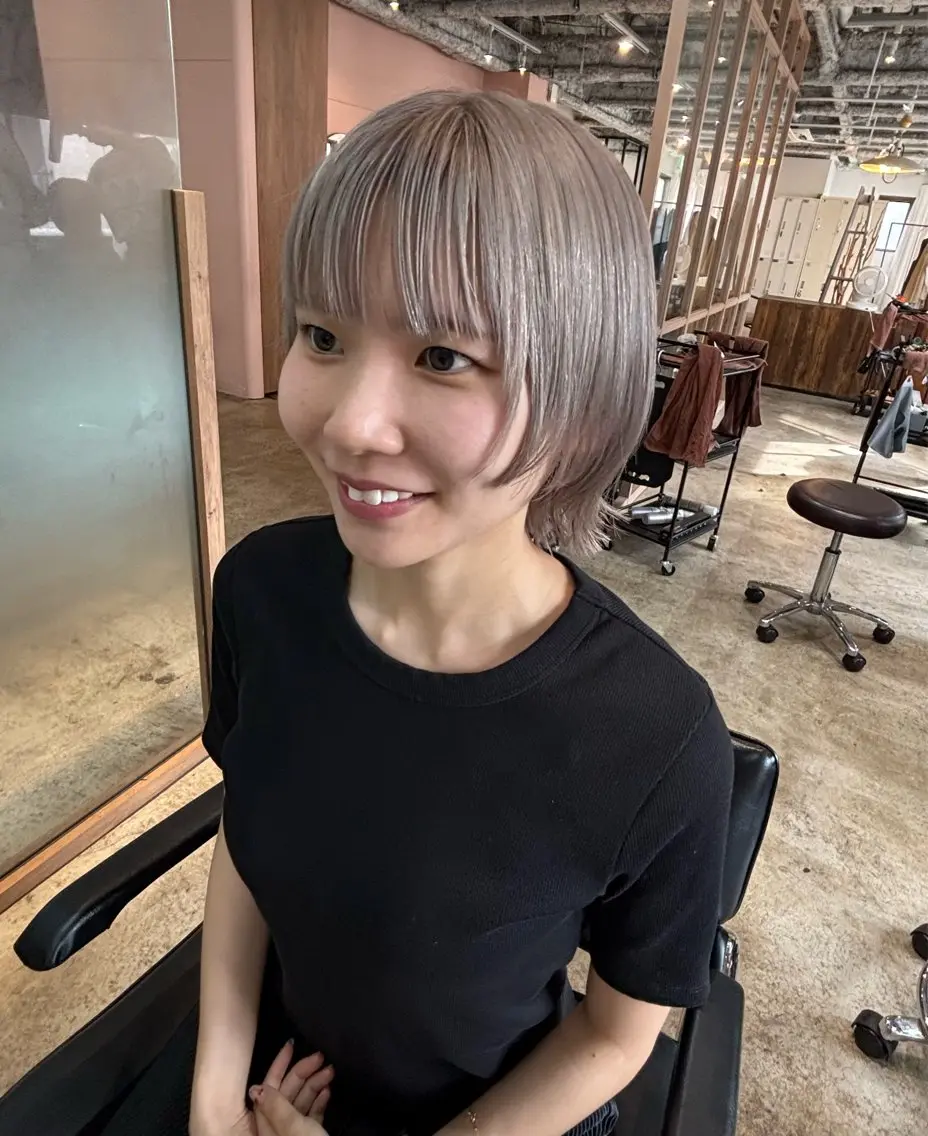 ショート カラー カット ヘアカラー トリートメント Hayashi Shioriのヘアスタイル