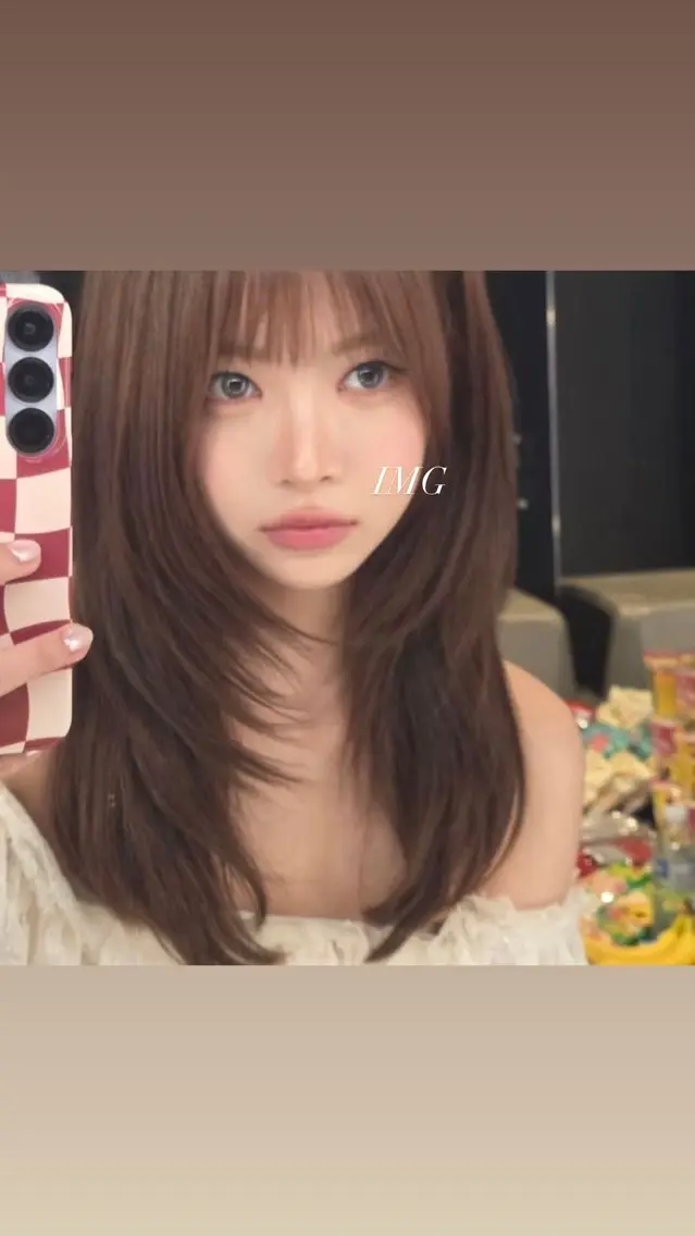 セミロング 🦋韓国風レイヤー 🦋AYANE⁎⁺˳のヘアスタイル
