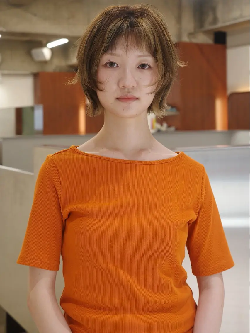 ショート ボブレイヤー ボブ レイヤーカット 似合わせカット シャギー カット (h)wim ウィムのヘアスタイル
