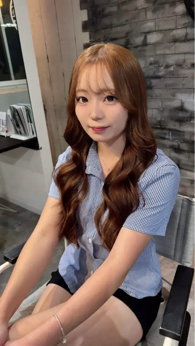 ロング 韓国レイヤー🩶🌙 Ryoseiのヘアスタイル