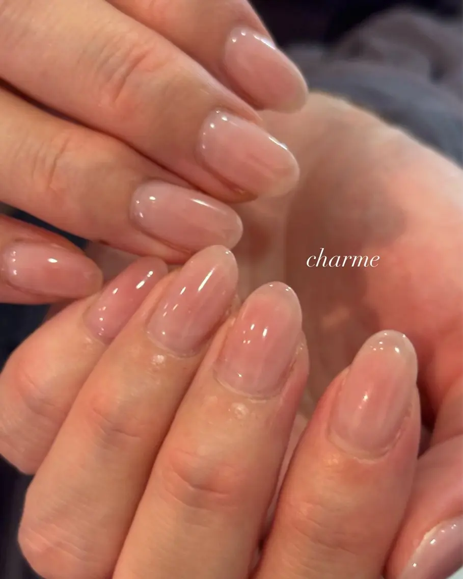 ネイル チークネイル ハンドネイル charme nailのネイルデザイン