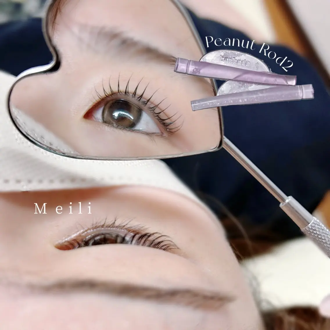 マツエク・マツパ 一重×まつ毛パーマ マツパ Meili スタッフのマツエク・マツパデザイン