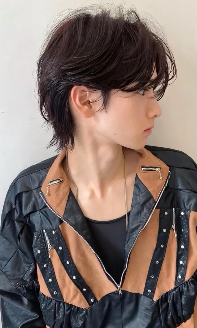 ミディアム ミディアムパーマ ウルフカット カット パーマ ［似合わせヘア］ ✂︎OGURO✂︎のヘアスタイル
