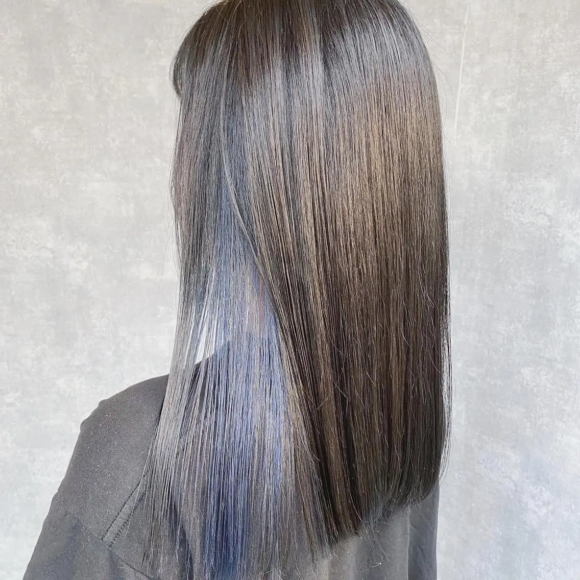セミロング カラー カット ヘアカラー トリートメント 入江 允のヘアスタイル