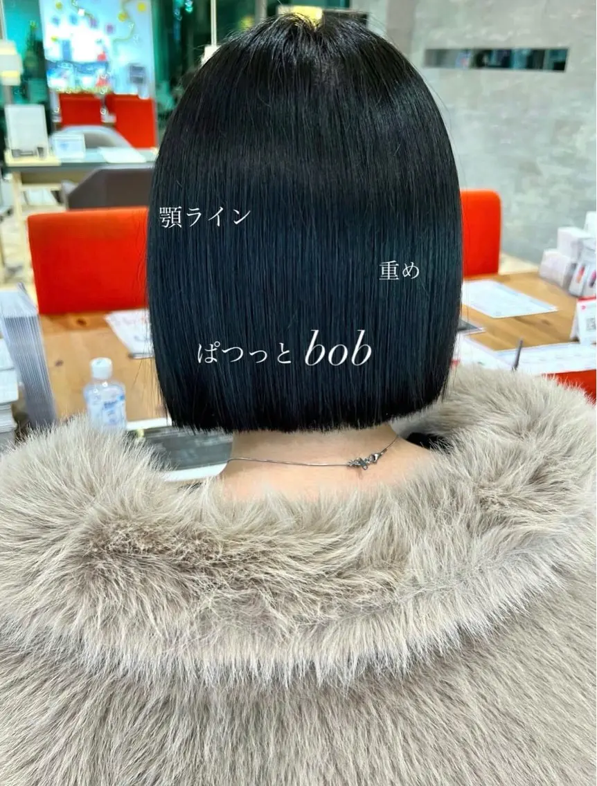 ショート カット 加納千華 /ボブ/ぱつっとボブのヘアスタイル