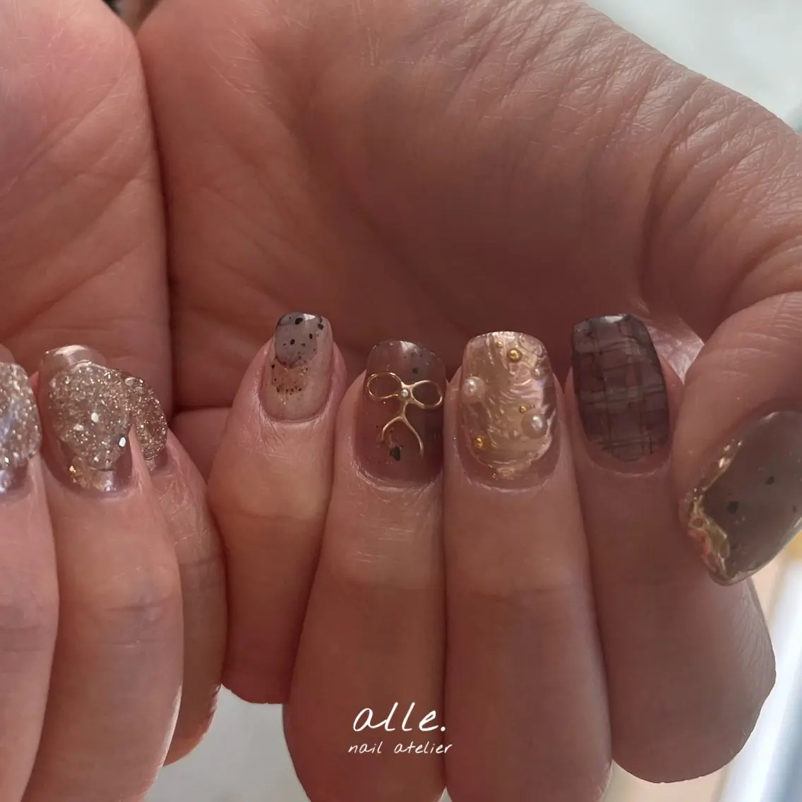 ネイル ハンドネイル atelier alle.のネイルデザイン