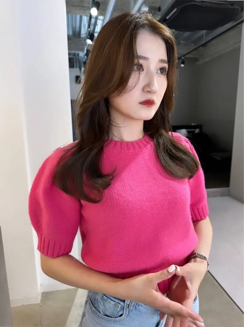ロング ヘアカラー トリートメント sail hairのヘアスタイル
