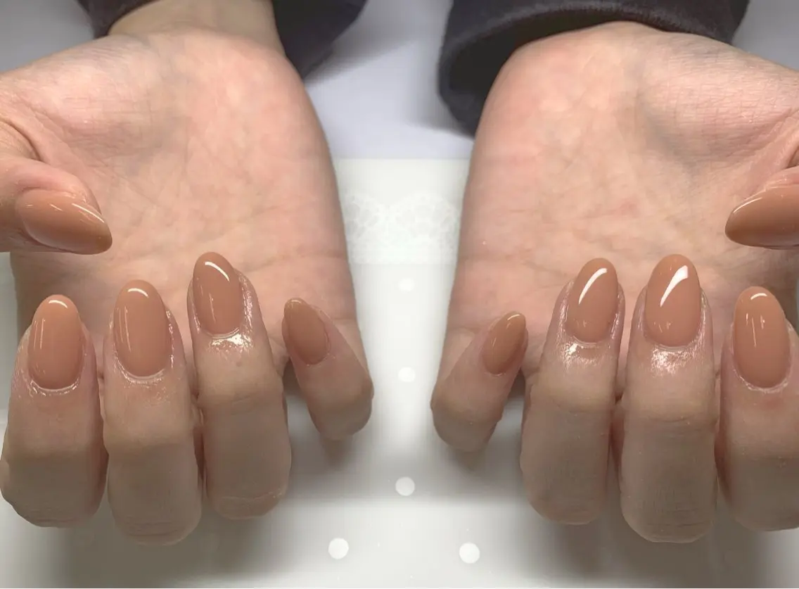 ネイル ワンカラーネイル ハンドネイル ハンドケア my nail plus野江内代のネイルデザイン