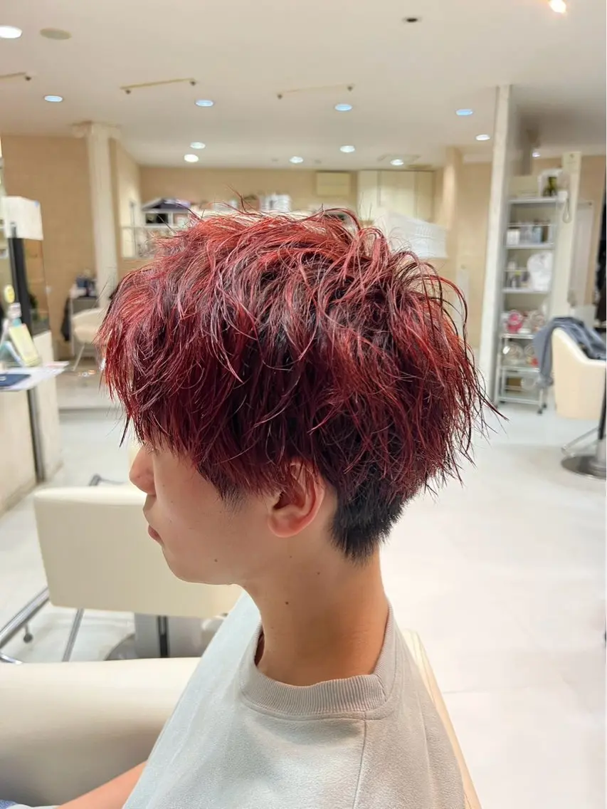 カラー メンズ メンズパーマ×清潔感 金田恭平のヘアスタイル