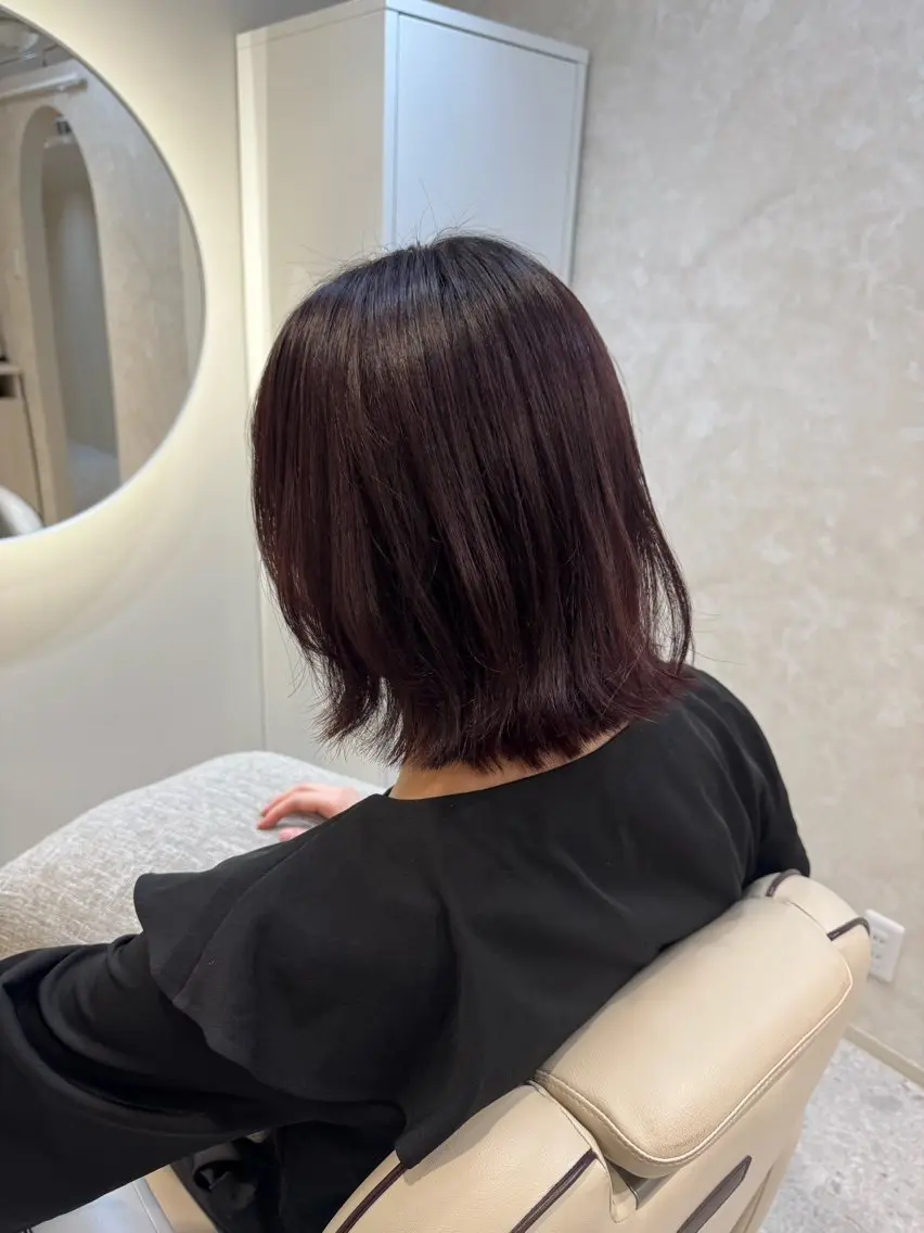 ショート カラー カット ヘアカラー トリートメント 片岡 由依のヘアスタイル