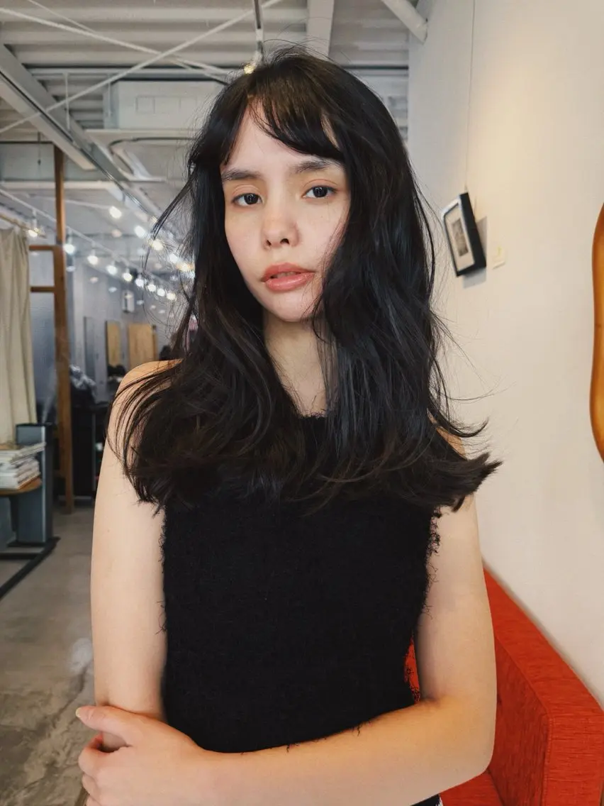 ロング カット ナガミ ショウのヘアスタイル