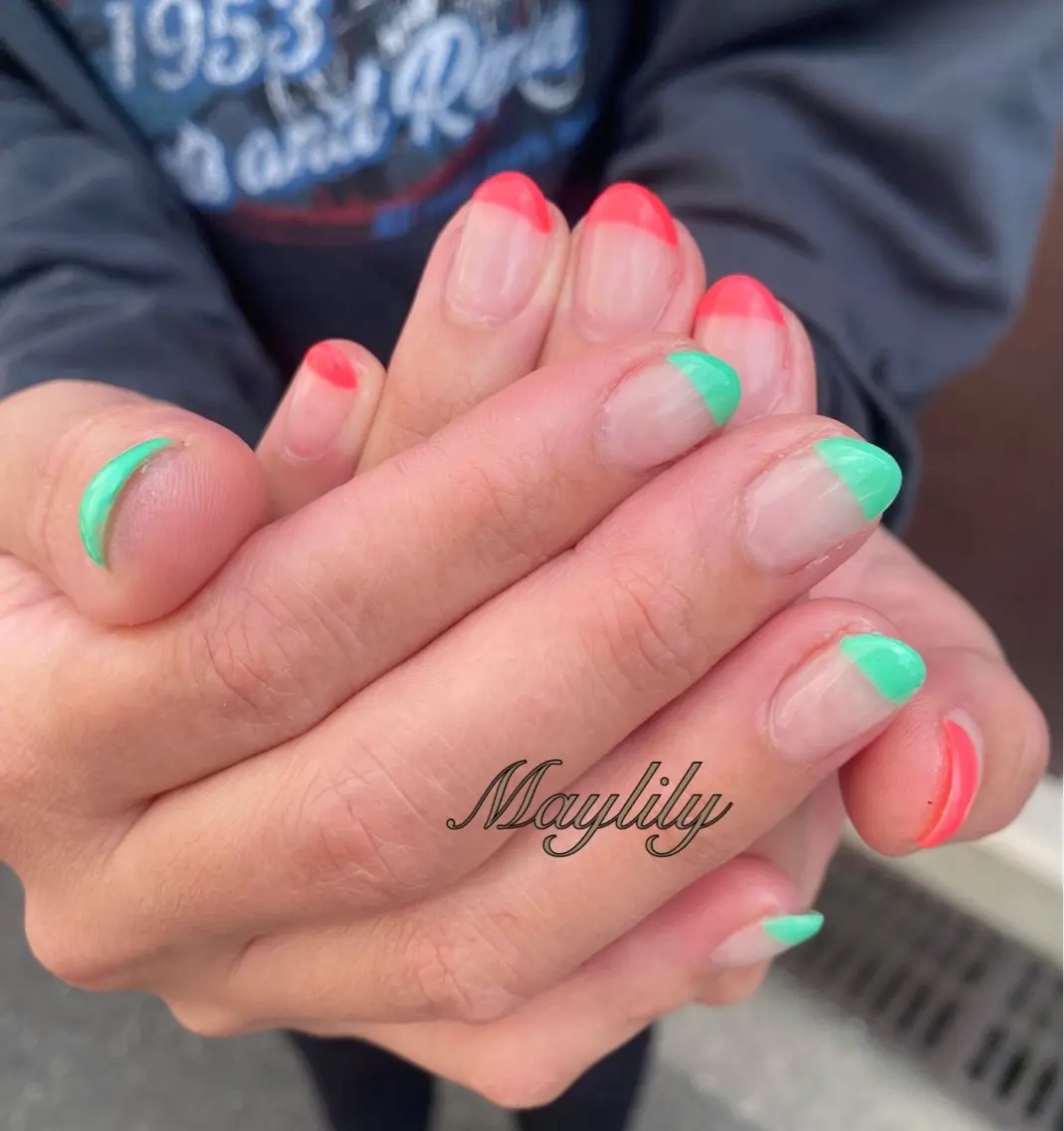 ネイル 持ち込み ハンドネイル Nail salon Maylilyのネイルデザイン