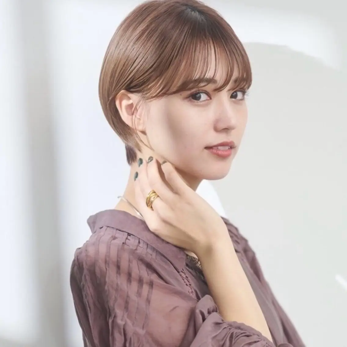 ショート カラー ショート〜ボブ✂︎ 武蔵小杉　南澤佑介のヘアスタイル