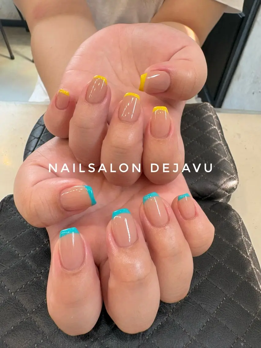 ネイル フレンチネイル ワンカラーネイル ハンドネイル Nailsalon Dejavuのネイルデザイン