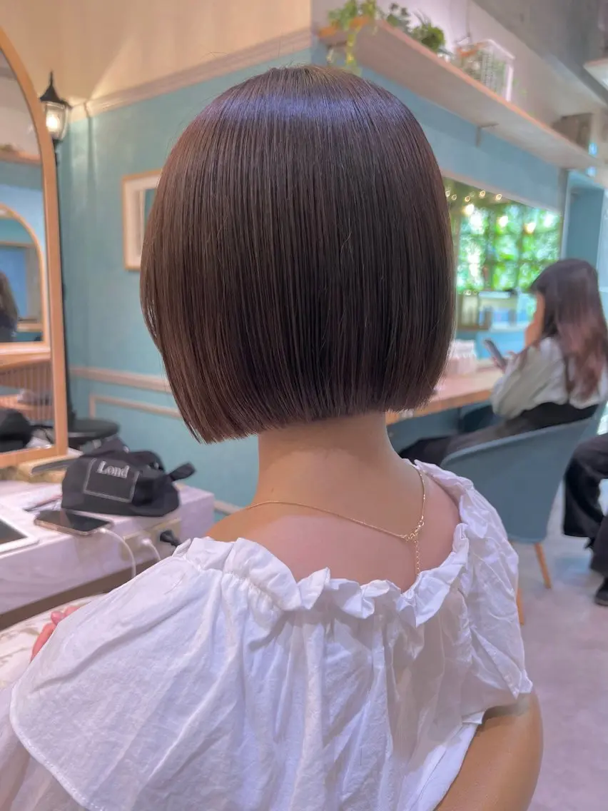 ❤️🔥店舗最安値❤️🔥メンテナンスカット+カラー+高保湿ナノスチームケアトリートメントの写真