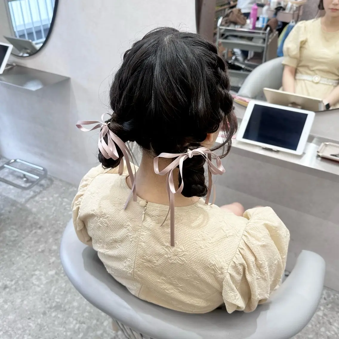 ロング ツインテール hina🎀新宿/ エクステ/girlyのヘアスタイル