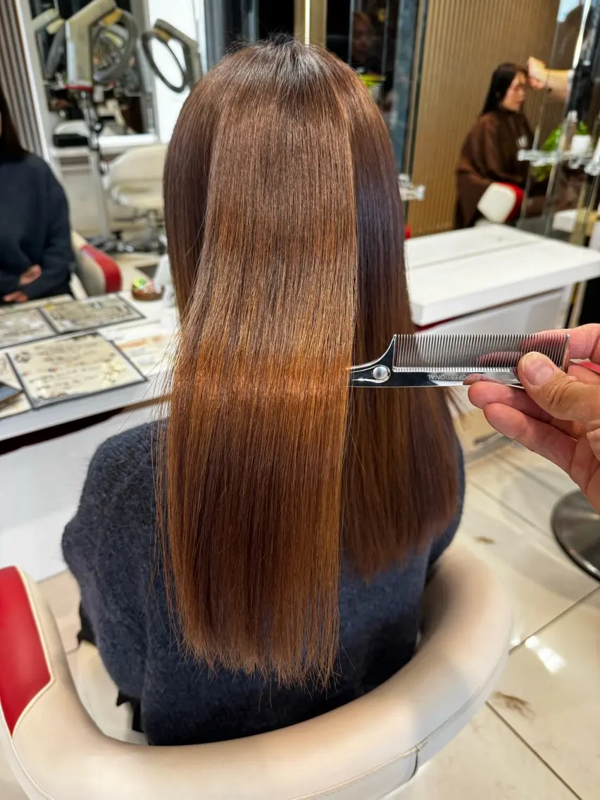 ロング 髪質改善・縮毛矯正 大石　郷のヘアスタイル
