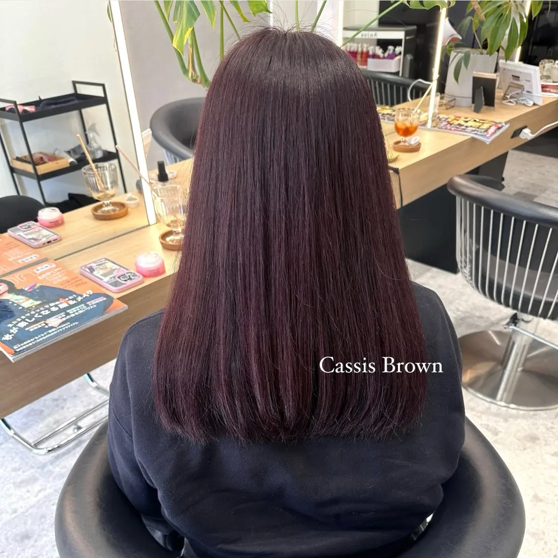 セミロング カラー ヘアカラー nanami ¦髪質改善¦ブリーチのヘアスタイル