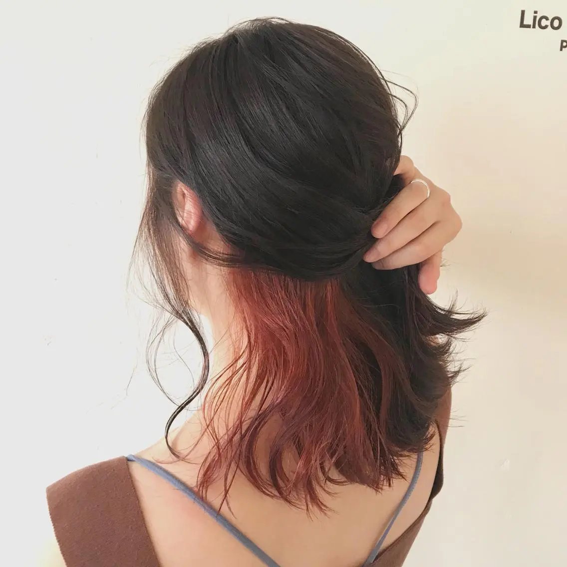 ミディアム カラー stylist🎨 aye牧野莉香のヘアスタイル