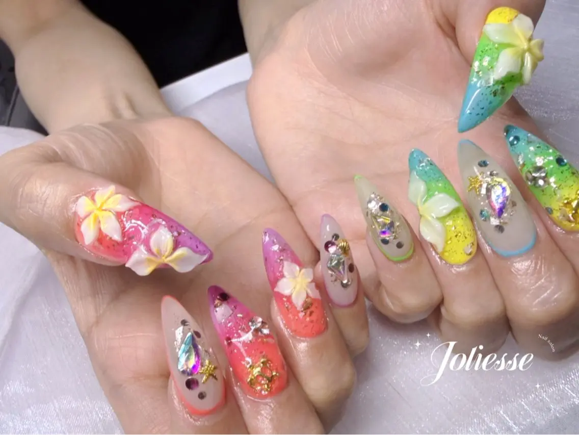 ネイル フラワーネイル Joliesse nail salonのネイルデザイン