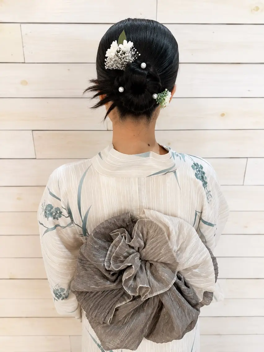 🤍浴衣の着付け👘の写真