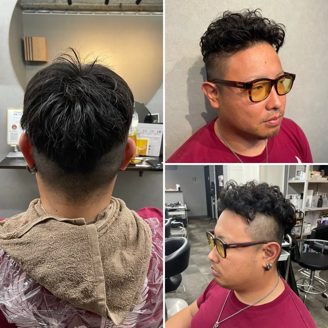 パーマ メンズ 🌹ミラクル美容師 🌹くっぽのヘアスタイル