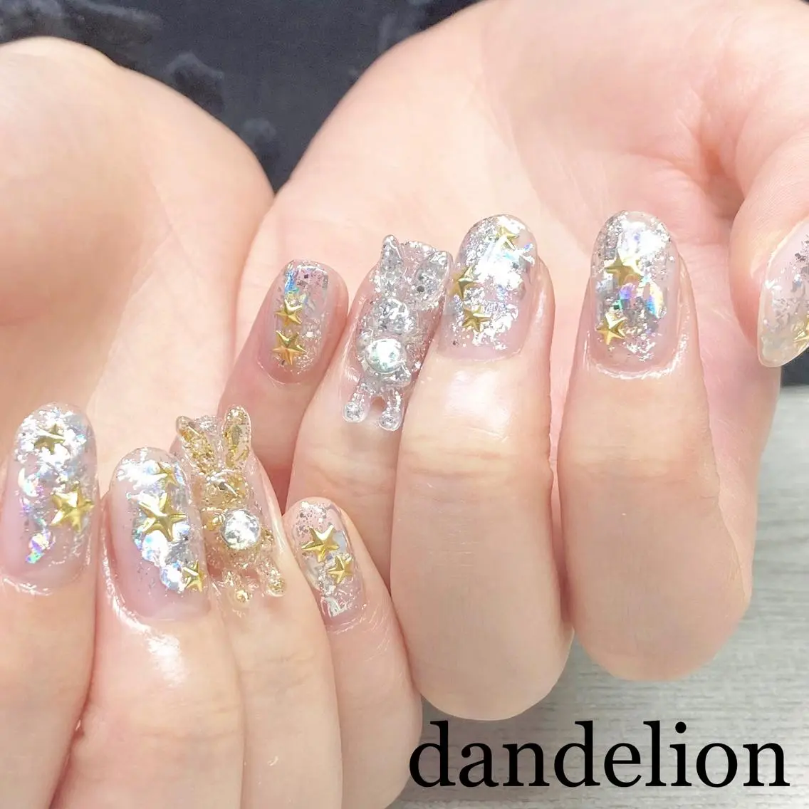 ネイル ハンドネイル ハンドケア dandelion ダンデライオンのネイルデザイン