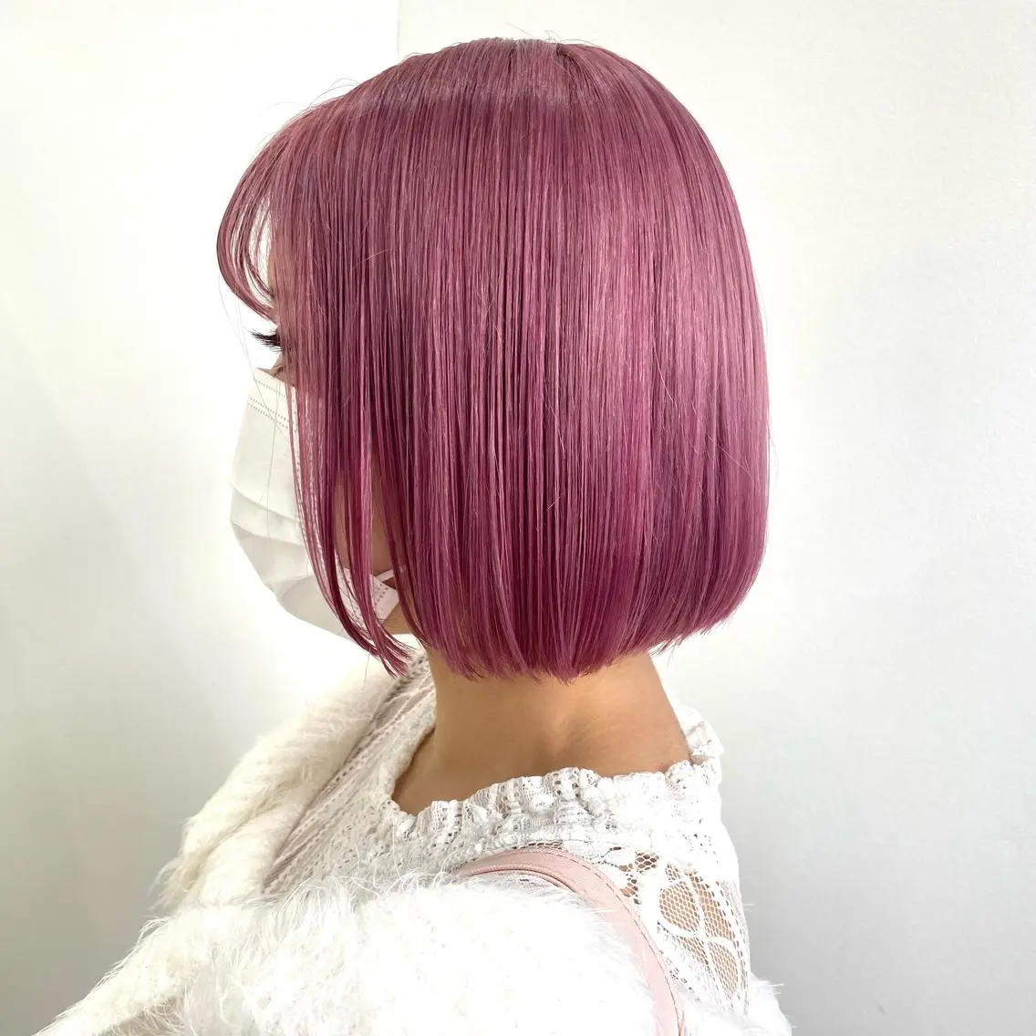 ショート カラー ヘアカラー 韓国風レイヤーカット 🍒サンジキ アカリのヘアスタイル