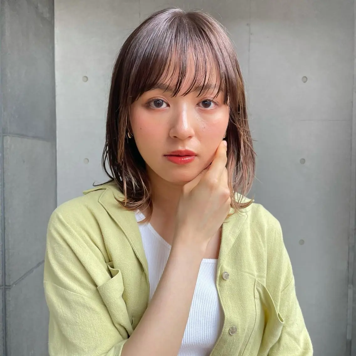ミディアム カラー ✨👑お洒落ショート ❣️村上せいな✨のヘアスタイル