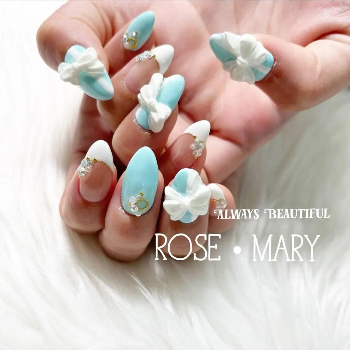 ネイル ハンドネイル ROSE・ MARY 鈴木のネイルデザイン