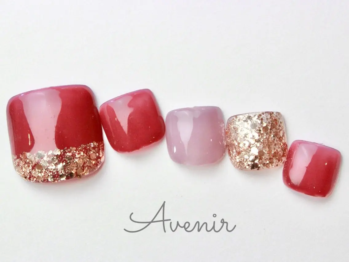 ネイル フットネイル Avenir 表参道 nail&eye予約のネイルデザイン