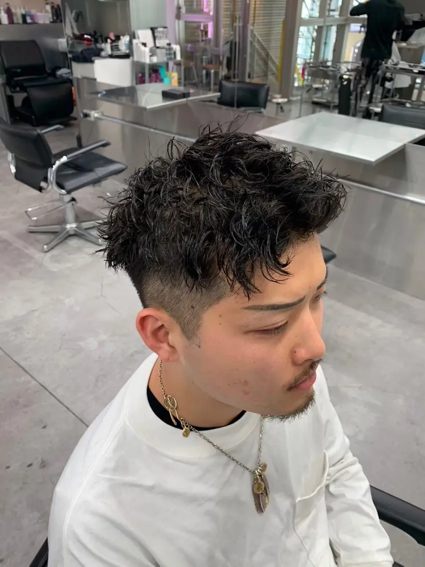 パーマ メンズ カット パーマ パーマ支持率No.1 ❤️🔥安成弾のヘアスタイル