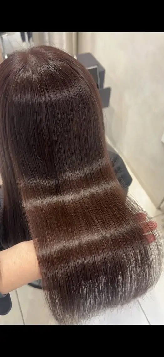 カラー ヘアカラー トリートメント 韓国𝐡𝐚𝐢𝐫 𝐌𝐢𝐤𝐮🤍のヘアスタイル