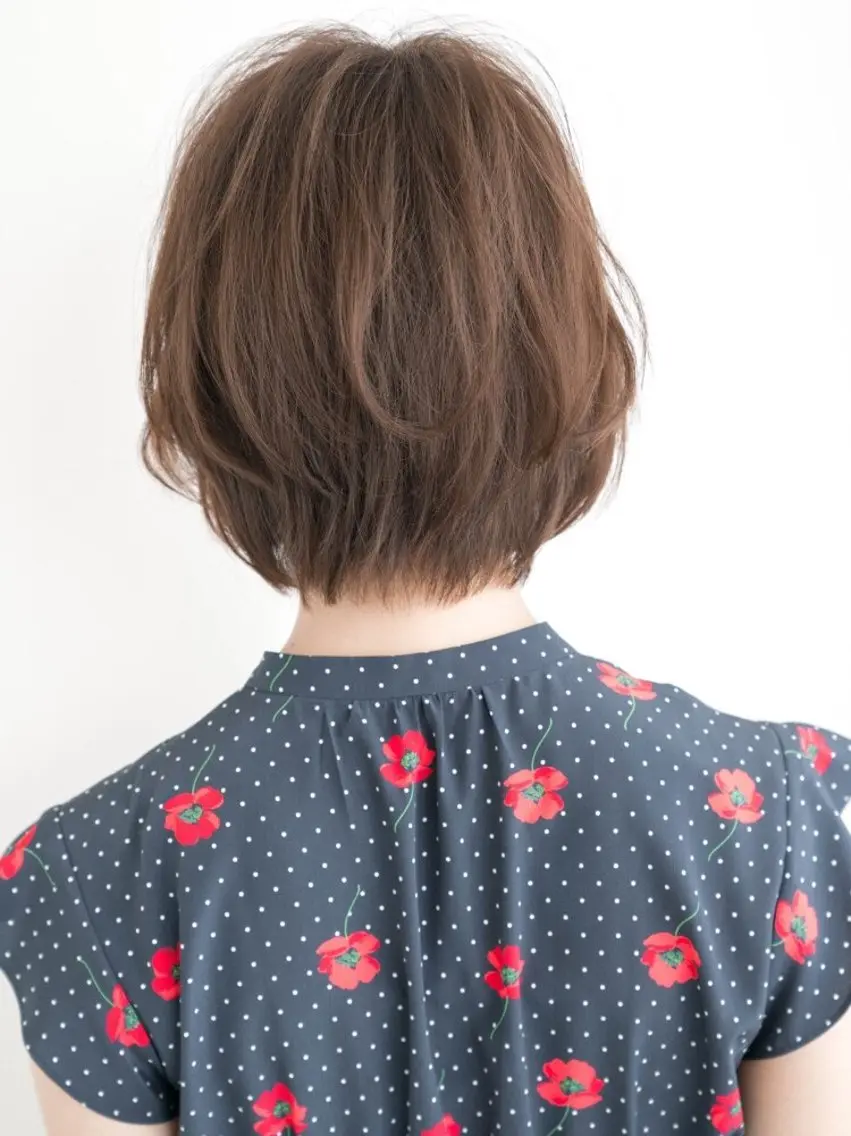 ショート カラー パーマ カット パーマ トリートメント ✂︎美容室✂︎ hiroマンツーマンのヘアスタイル