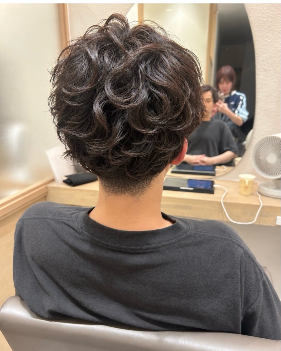 ショート メンズ 髪質改善 トリートメント カット トリートメント ヘッドスパ 久木原 ゆりのヘアスタイル