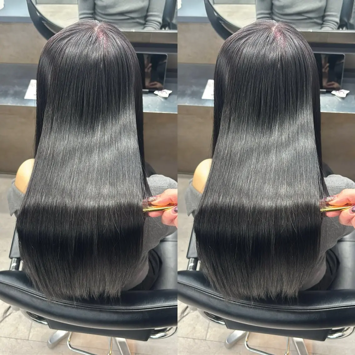 ロング カット ヘアカラー トリートメント 今話題の艶髪矯正 美艶カラー/FUKAのヘアスタイル