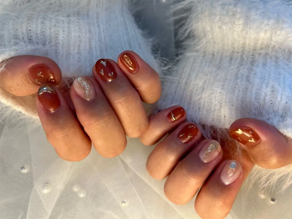 ネイル ハンドネイル フットネイル ✴︎ Delightのネイルデザイン