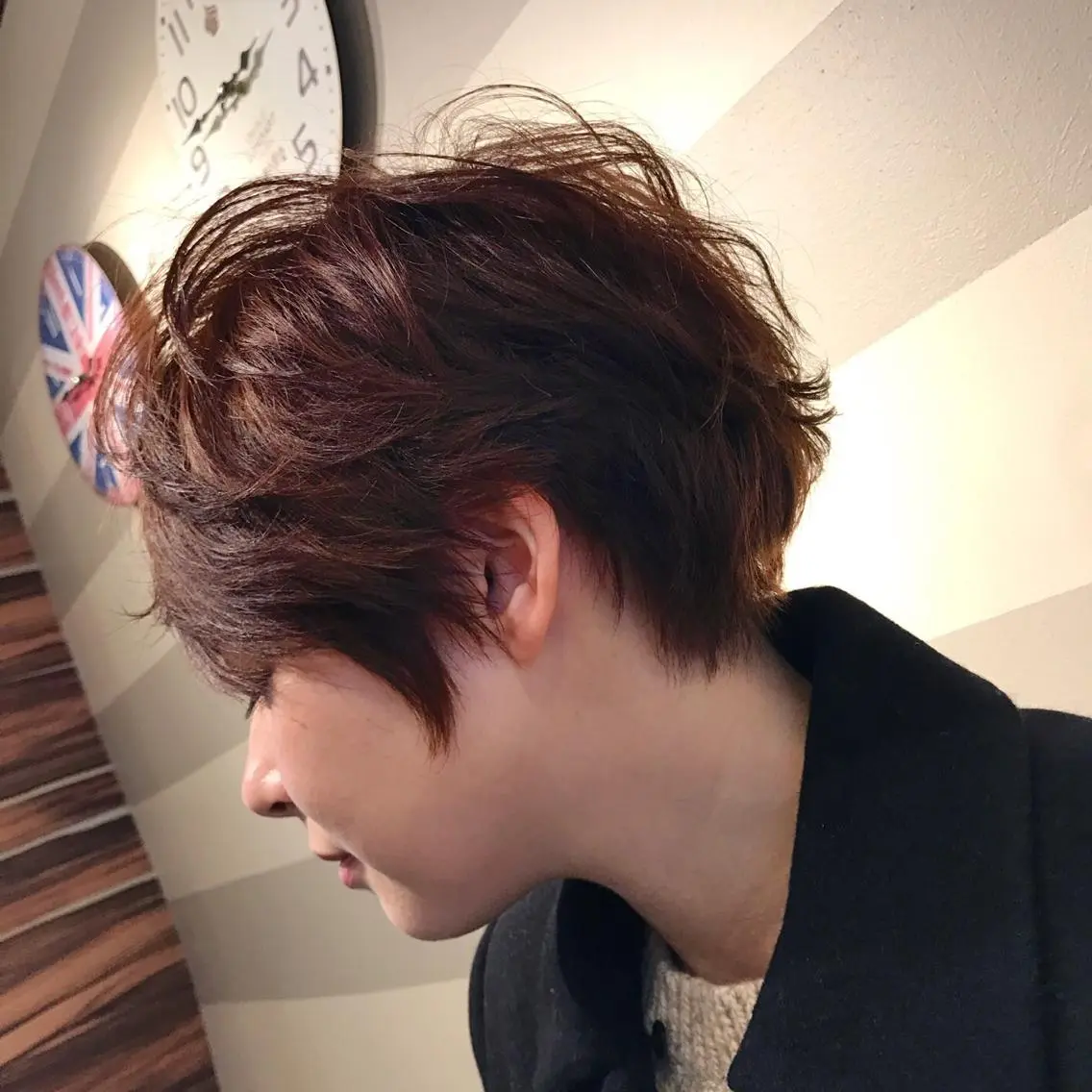 ショート カラー オレンジ ショート特化 /天神大名/ハルナのヘアスタイル