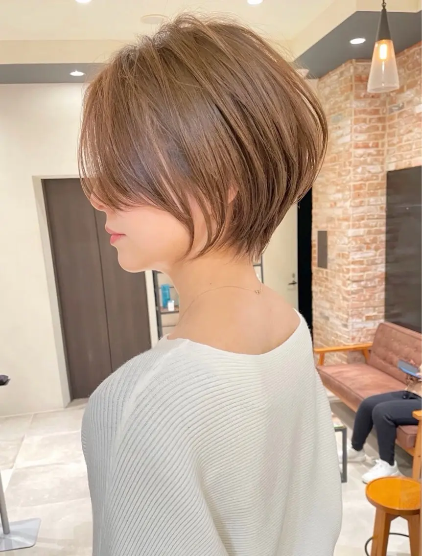 ショート ✄安野祥華銀座大人 絶壁解消ショート✄のヘアスタイル