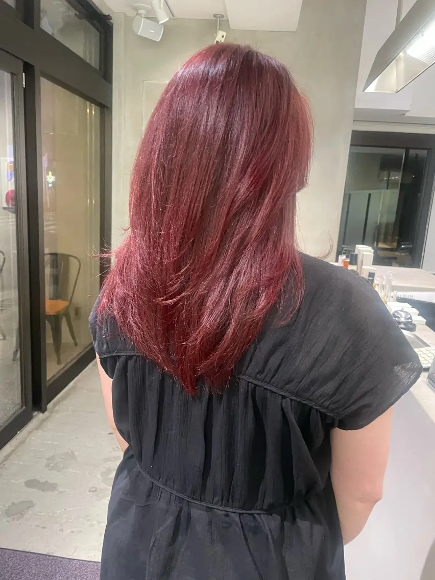ミディアム ミディアムレイヤー レイヤーカット 冨岡 祐太郎✂️のヘアスタイル