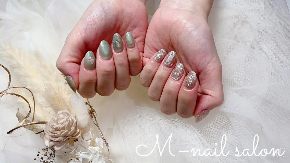 ネイル シンプルネイル M_ nail salonのネイルデザイン