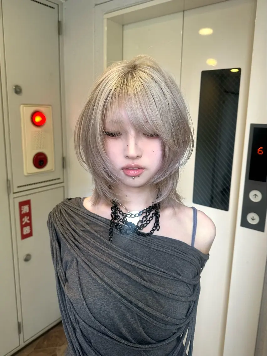 ミディアム レイヤーカット シャギー 🪶Y2K/平成/レ イヤー🪶chakiのヘアスタイル