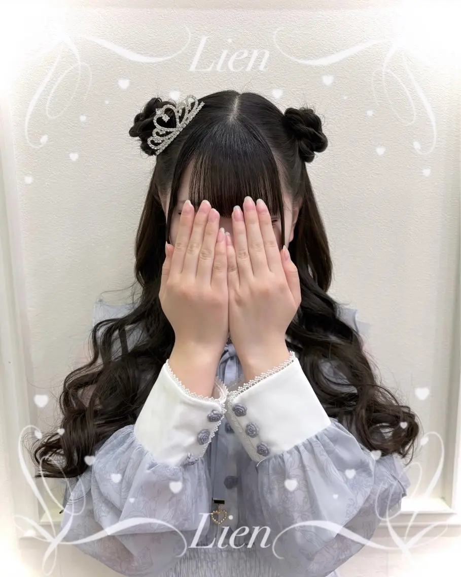 ロング ヘアアレンジ ヘアセット lien ヒジリのヘアスタイル