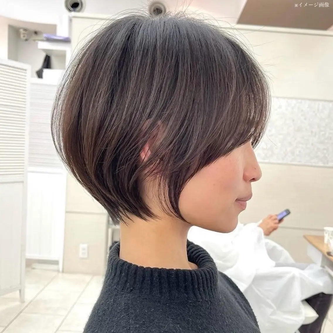ショート 似合わせカット ショートヘア トリートメント manami/ ハッシュレイヤーのヘアスタイル
