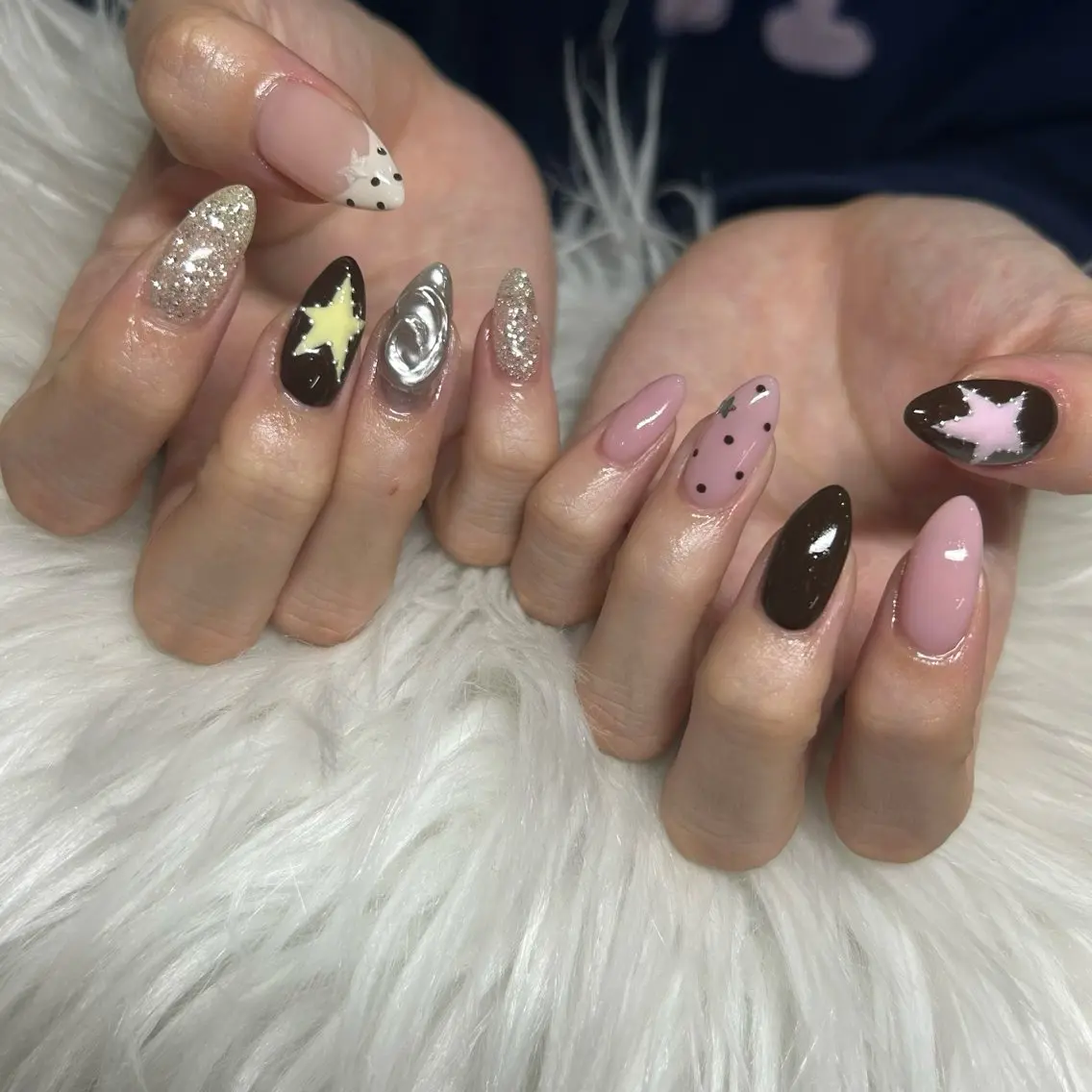 ネイル 韓国ネイル ハンドネイル y’sbeauty 本町店のネイルデザイン