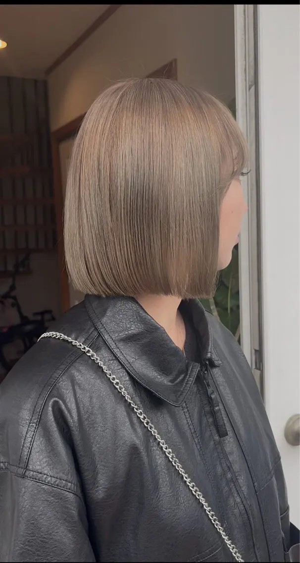 ショート ボブ カット 濱田 和輝のヘアスタイル